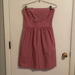 Striped Zara strapless dress